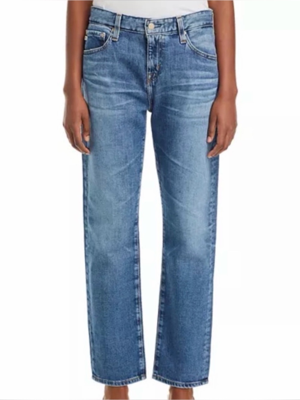 NWT Ag Adriano Goldschmied Jeans Ex-Boyfriend Slouchy Slim Jeans Size 28 - Picture 4 of 6